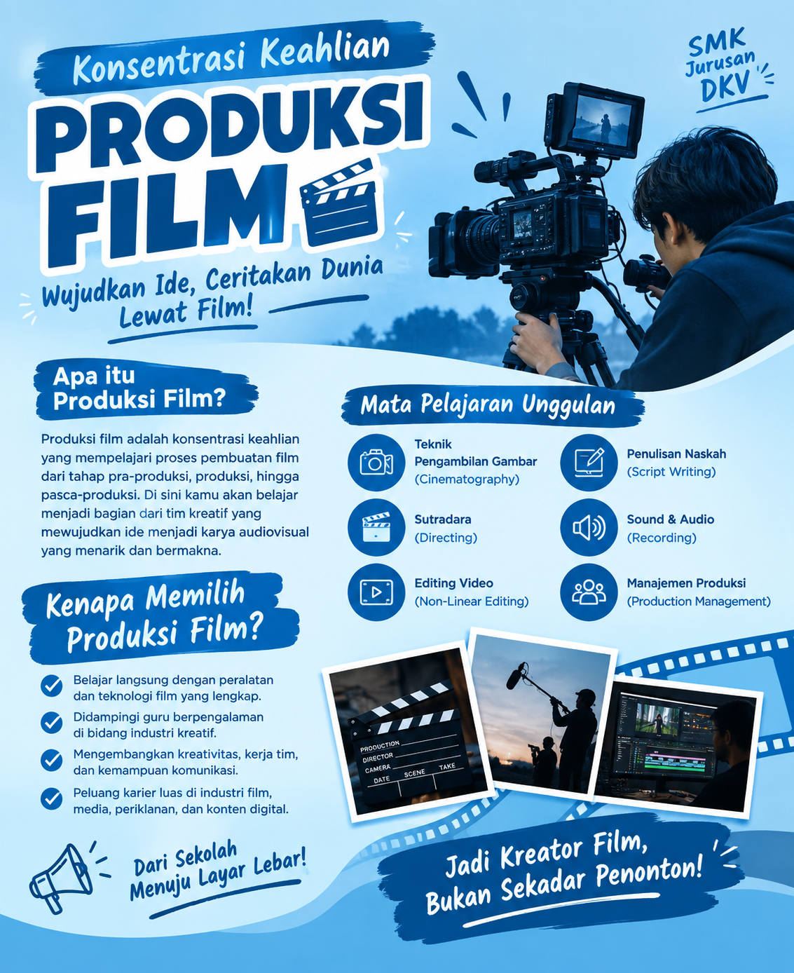 Mengenal Jurusan Produksi Film